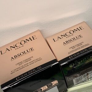 Lancome Absolue ABSOLUE SOFT CREAM MOISTURIZER set of two travel sizes